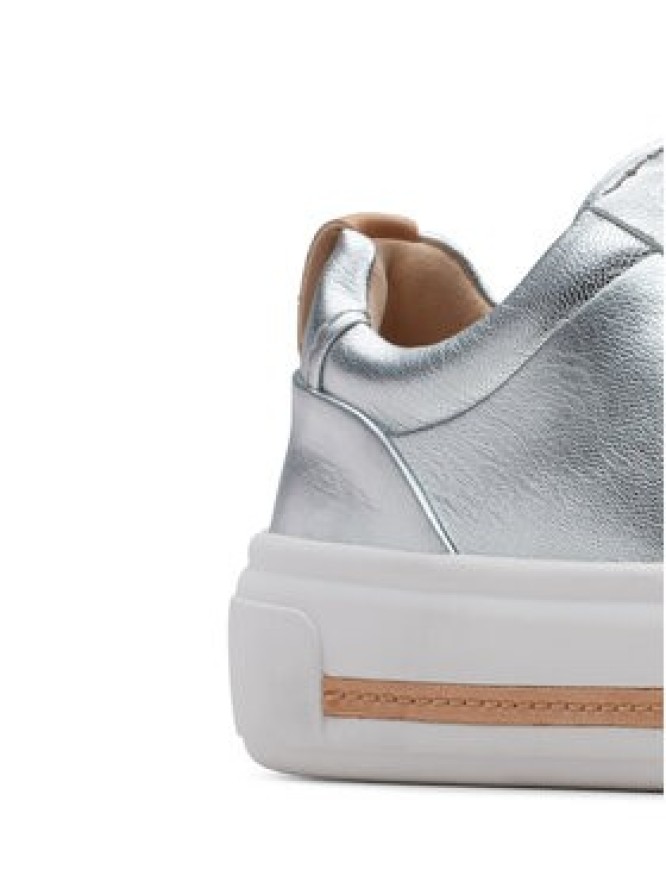 Clarks Sneakersy Hollyhock Walk 26176310 Srebrny
