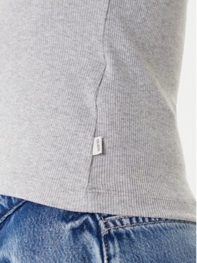 Guess Jeans Bluzka W5YP38 KA0H1 Szary Slim Fit