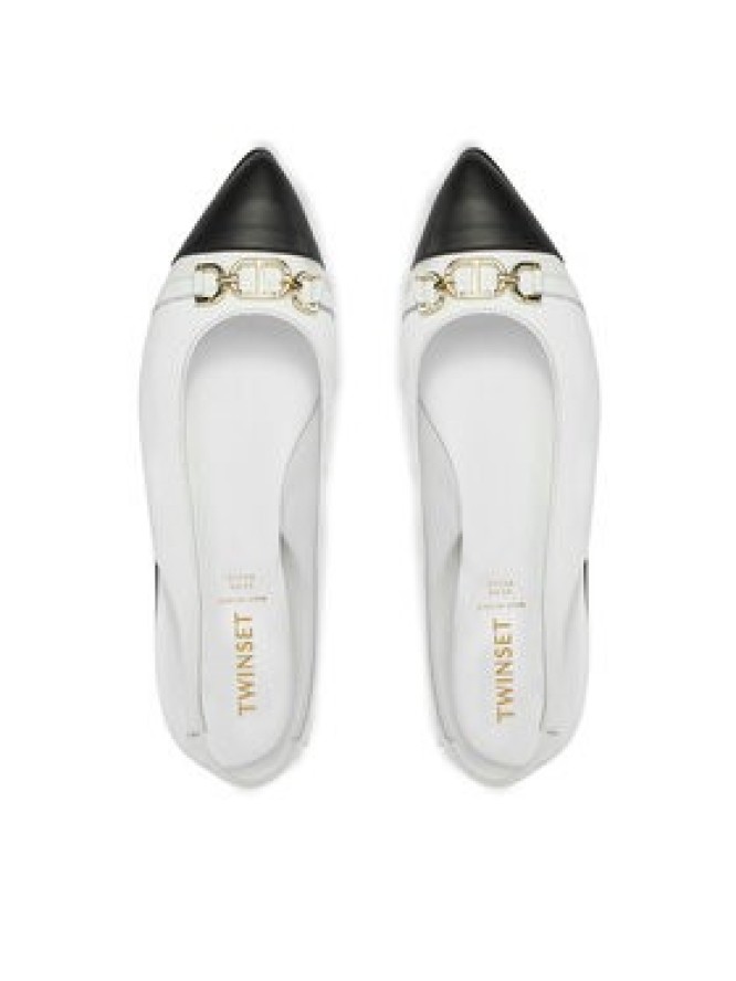 TWINSET Sandały 251GCJ026 Biały