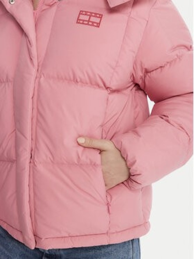 Tommy Jeans Kurtka puchowa Alaska DW0DW21623 Różowy Relaxed Fit