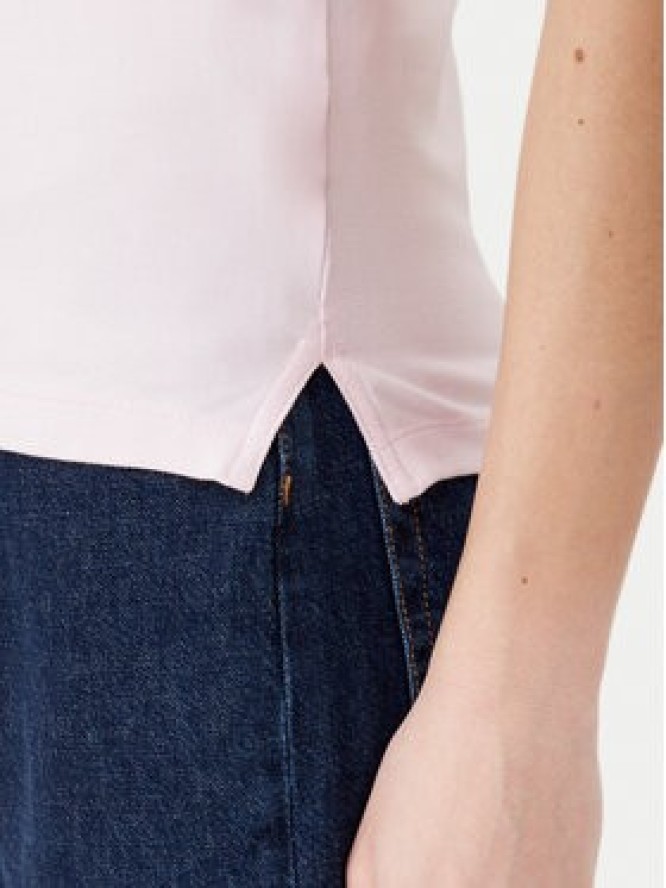 Tommy Hilfiger Polo 1985 WW0WW43225 Różowy Slim Fit