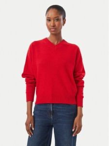 Marella Sweter Buono 2623366222 Czerwony Regular Fit