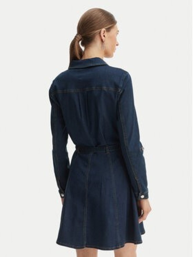 Morgan Sukienka jeansowa 261-RODEX Granatowy Slim Fit