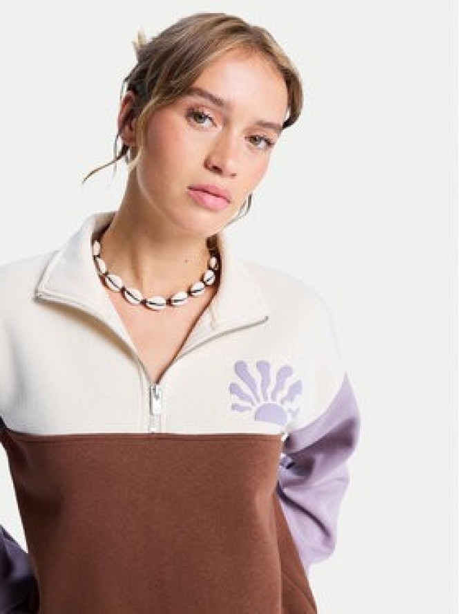 Roxy Bluza View Point Block ERJFT05014 Kolorowy Regular Fit