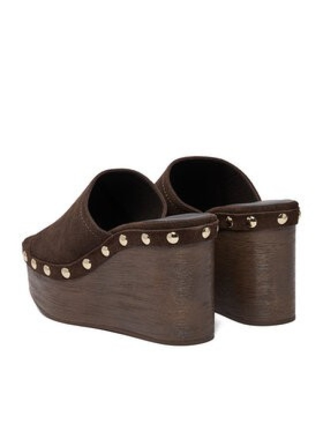 GINO ROSSI Klapki EO-LZRL1347-2 Brązowy