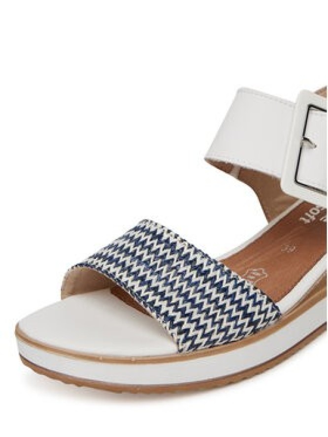 Remonte Sandały D6453-80 Biały