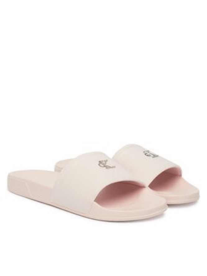Calvin Klein Klapki Ess Slide Canvas Hdw HW0HW02960 Beżowy