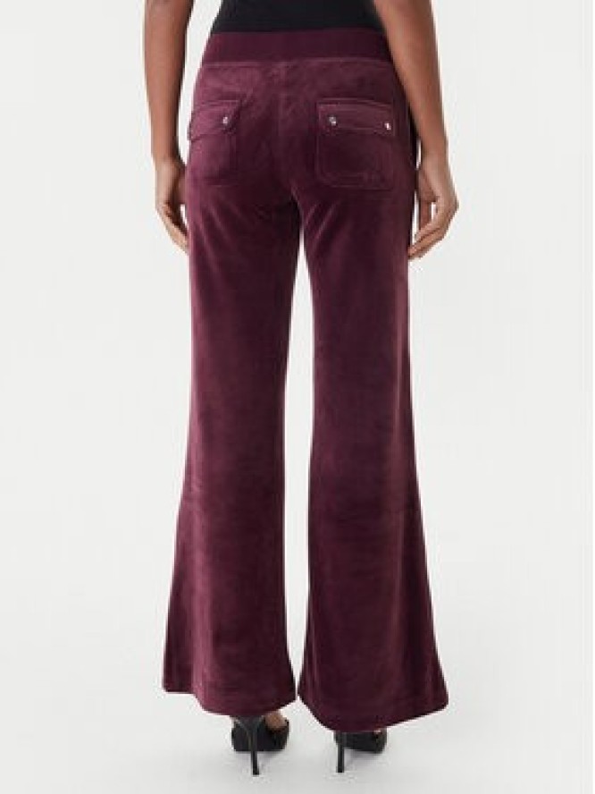 Juicy Couture Spodnie dresowe Layla JCSEBJ001 Bordowy Flared Leg