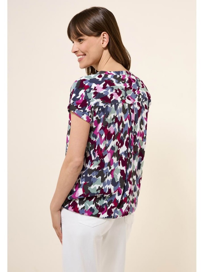 Cecil Bluzka w kolorze fioletowo-miętowo-białym rozmiar: M
