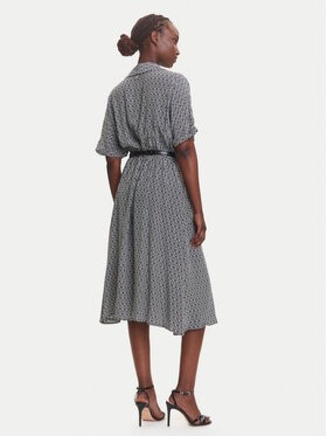 Fracomina Sukienka codzienna FR25SD2012W413O9 Czarny Regular Fit