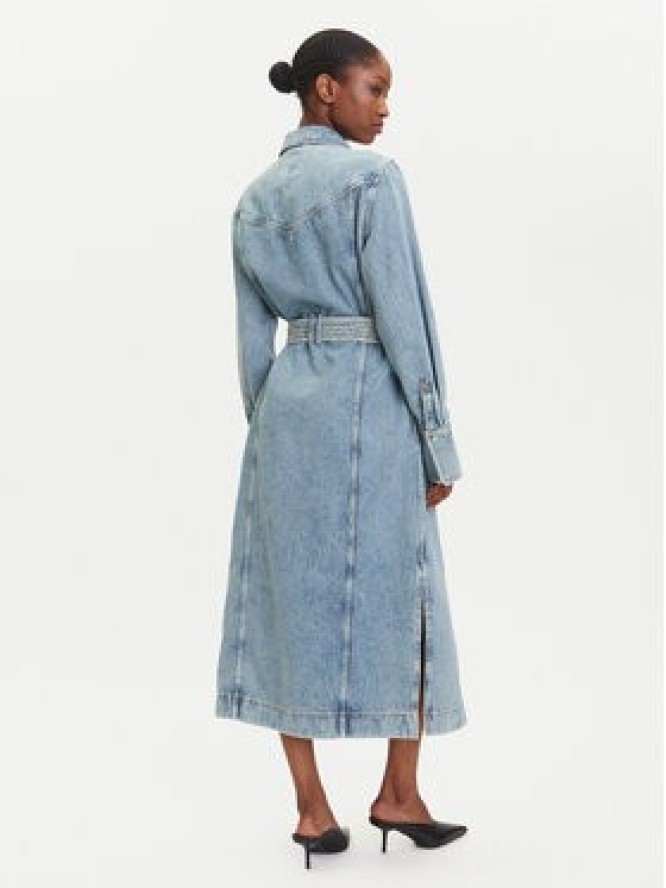 BOSS Sukienka jeansowa 50546068 Niebieski Regular Fit