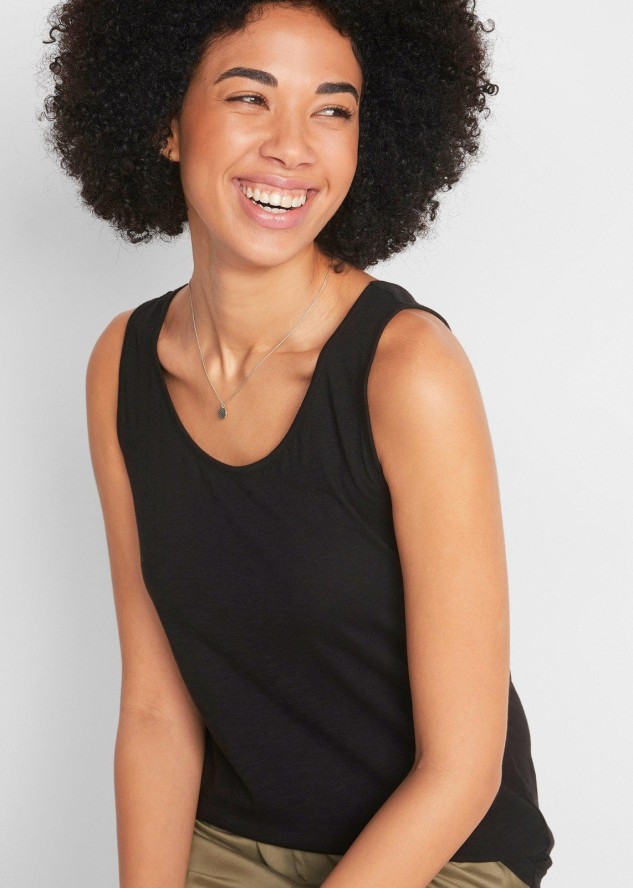 Top z dżerseju z czystej bawełny organicznej