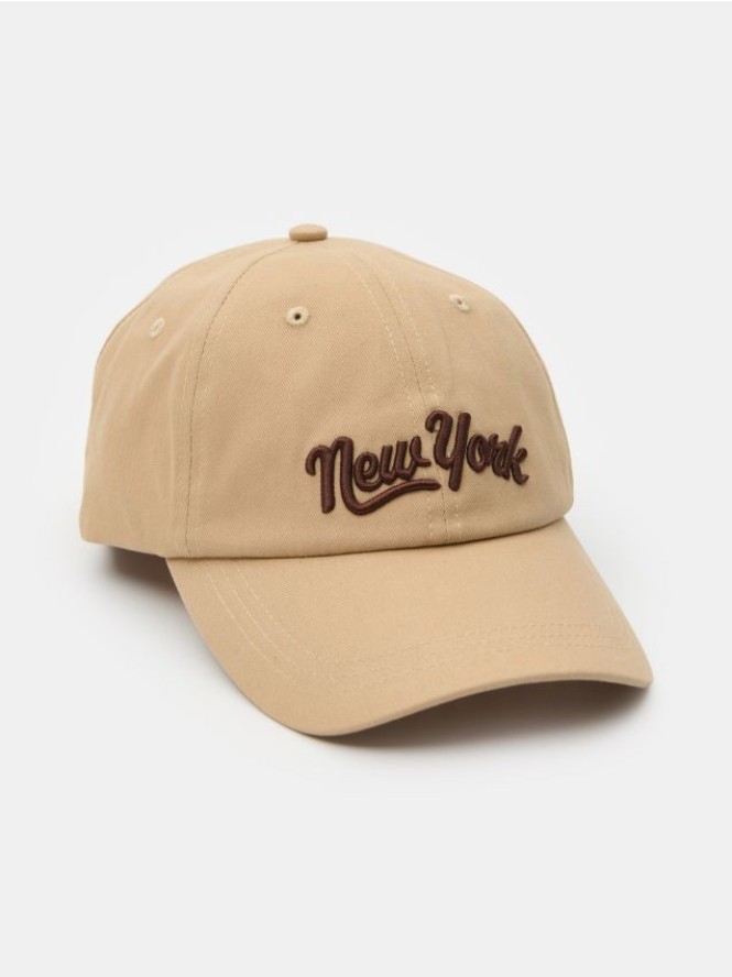 Czapka z daszkiem - beżowy