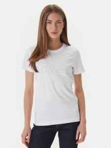 Guess T-Shirt W6GI08 K3023 Biały Regular Fit