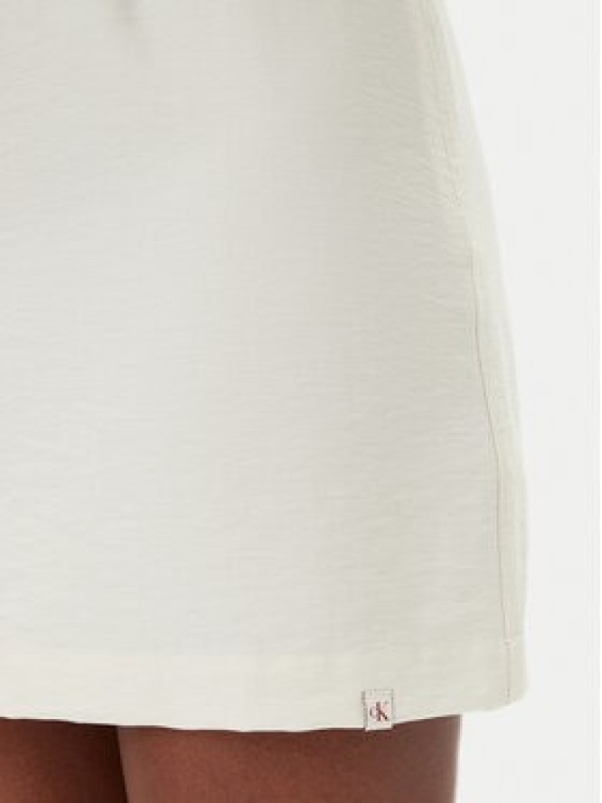 Calvin Klein Jeans Sukienka koszulowa J20J225297 Beżowy Regular Fit