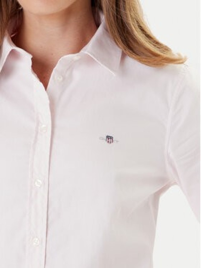 Gant Koszula Shield 4300141 Różowy Slim Fit