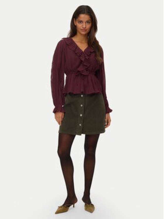 Vero Moda Spódnica mini Etta 10315342 Zielony Regular Fit