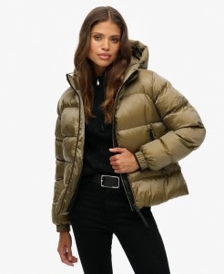 superdry Pikowana kurtka Hooded Luxe Sports – Wodoodporna