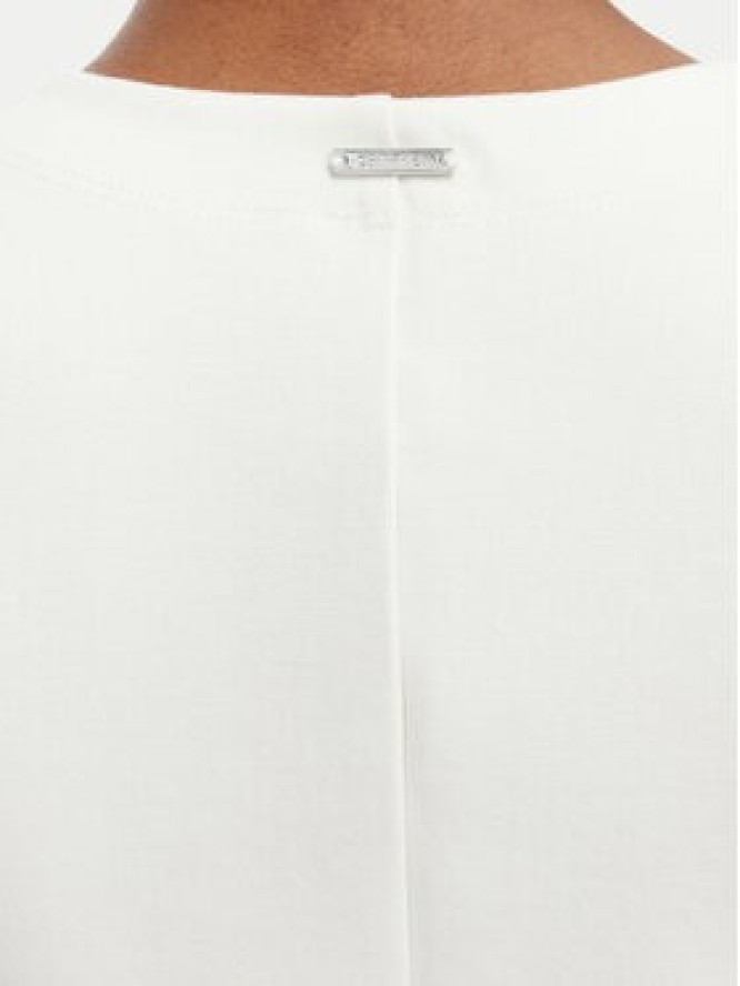 Calvin Klein Sukienka koktajlowa LV044G207G Kremowy A-Line Fit