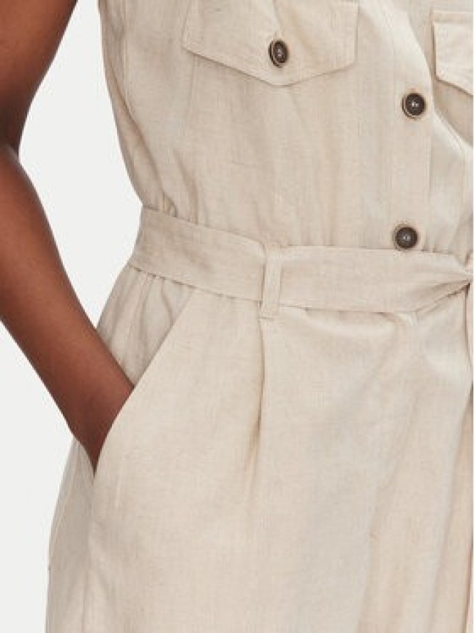 ACCESS FASHION Kombinezon 53-5500-133 Beżowy Regular Fit