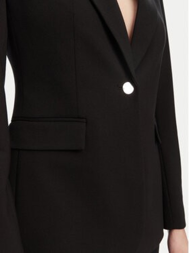 Calvin Klein Marynarka LV044B491G Czarny Slim Fit