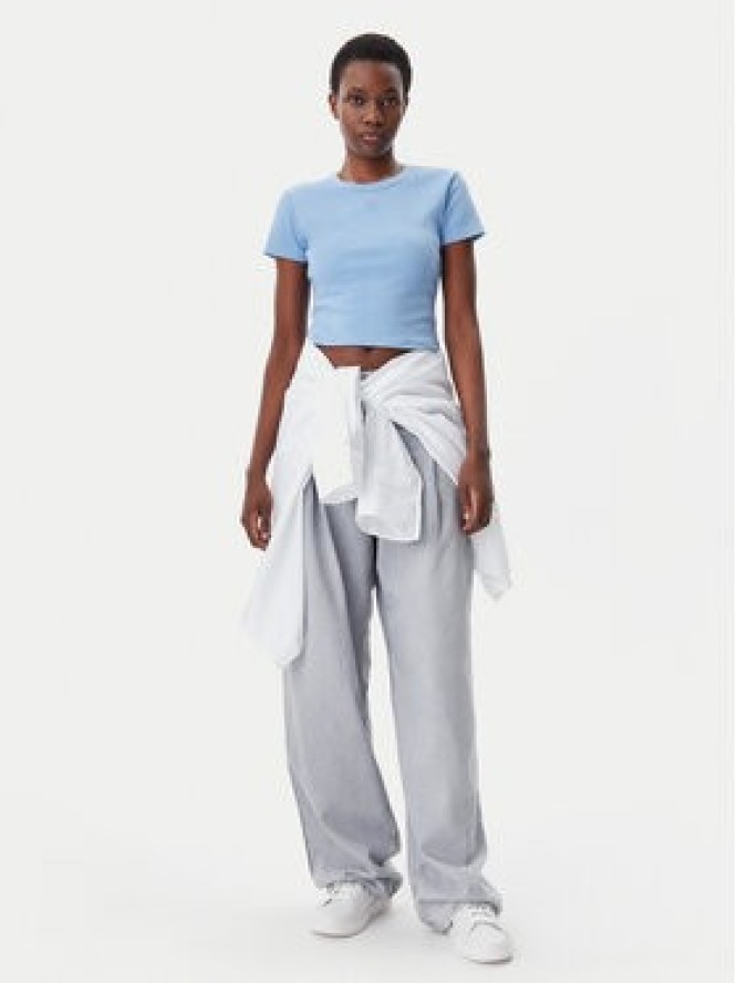 HUGO T-Shirt Delanor 50512000 Niebieski Slim Fit