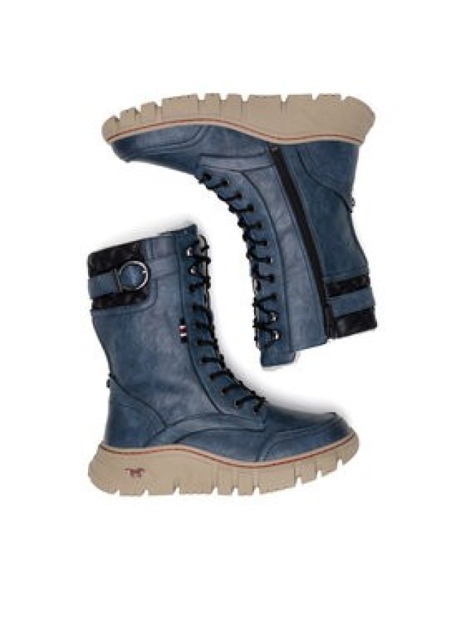 Mustang Kozaki 1499-605 Niebieski