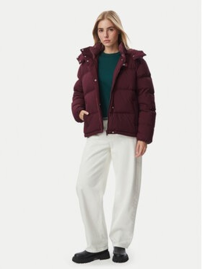 Tommy Jeans Kurtka puchowa Alaska DW0DW18610 Bordowy Regular Fit