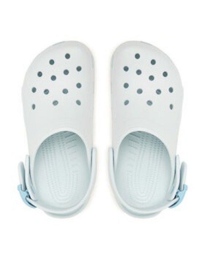 Crocs Klapki Classic Enamel Buckle Clog 213347 Niebieski jasny