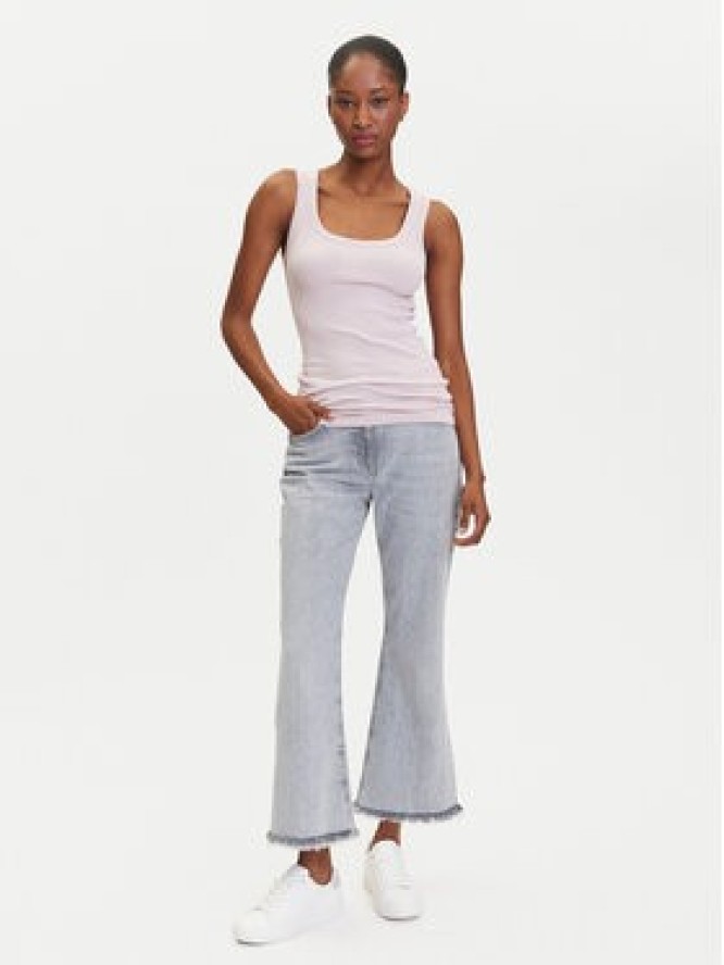 BOSS Top C_Ematite 50504245 Różowy Slim Fit