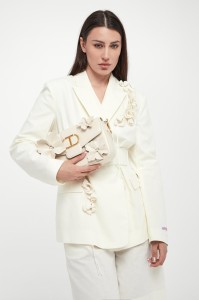 Marynarka damska z lnem TWINSET ACTITUDE