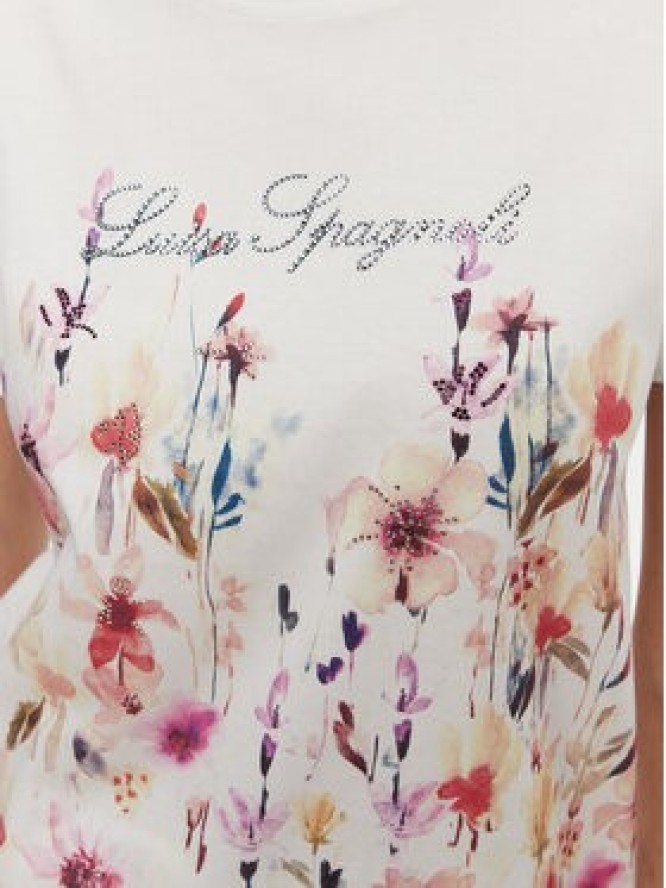 Luisa Spagnoli T-Shirt Boemi 542083 Biały Regular Fit