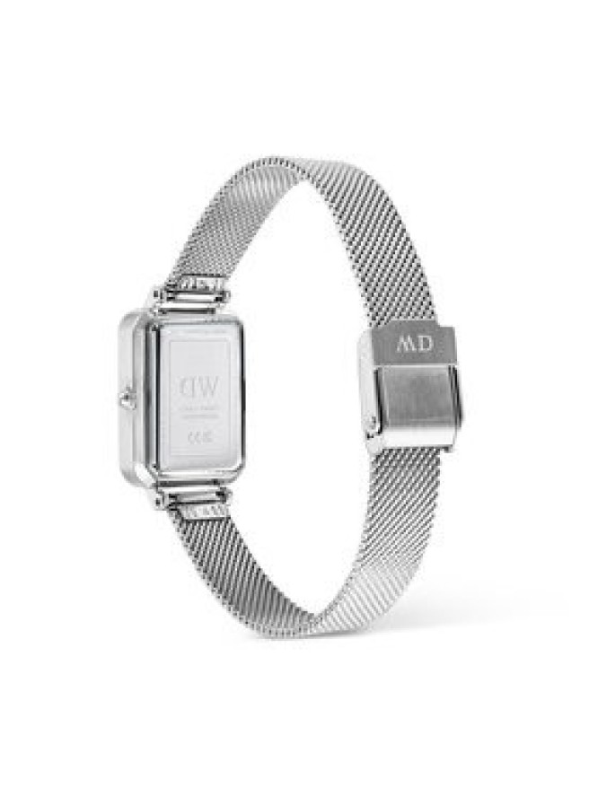 Daniel Wellington Zegarek Quadro Sterling Roman Numerals DW00100863 Srebrny