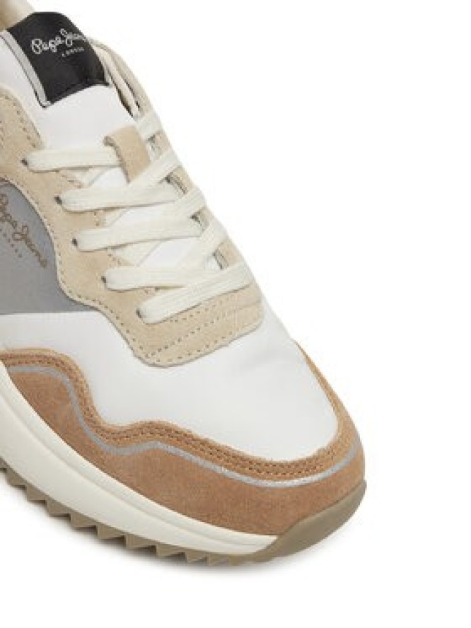 Pepe Jeans Sneakersy Kimi Glam PLS60042 Beżowy
