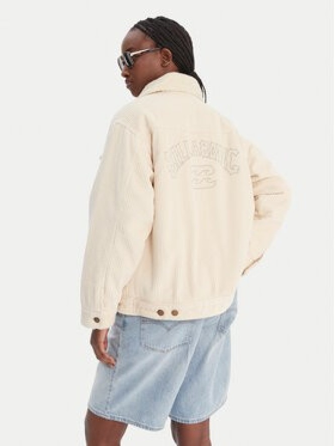 Billabong Kurtka przejściowa Cord In Love EBJJK00163 Écru Regular Fit