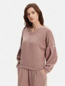 BOSS Bluza Scuba 50545647 Beżowy Relaxed Fit