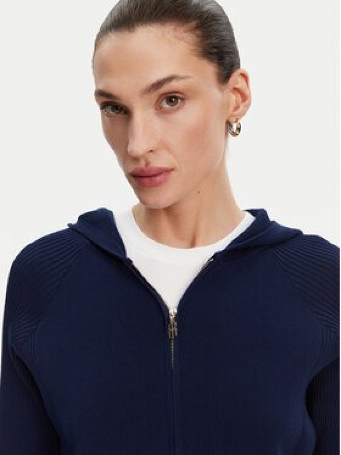 Fracomina Kardigan FJ25ST7003K41601 Granatowy Regular Fit