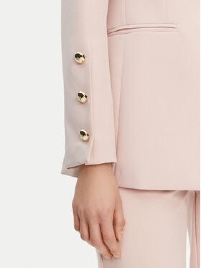 Rinascimento Marynarka CFC0122856003 Różowy Regular Fit