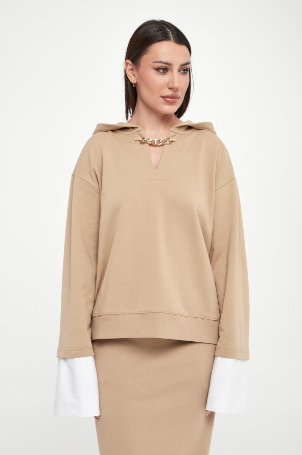 Bluza damska z kapturem TWINSET