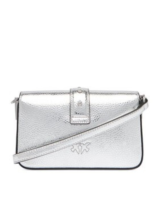 PINKO Torebka Love One Slouchy Baby AI 25-26 PCPL 105353 A2WD Srebrny