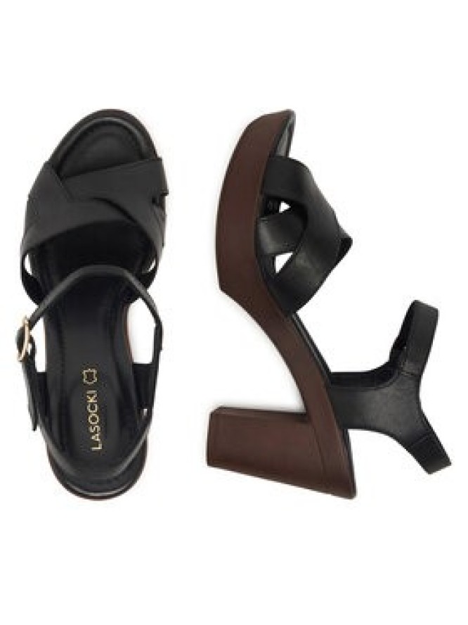 Lasocki Sandały EST-2025N-07 Czarny