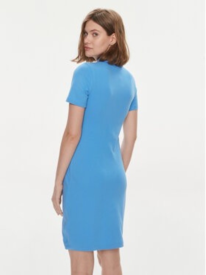 Tommy Hilfiger Sukienka codzienna 1985 WW0WW37853 Niebieski Slim Fit