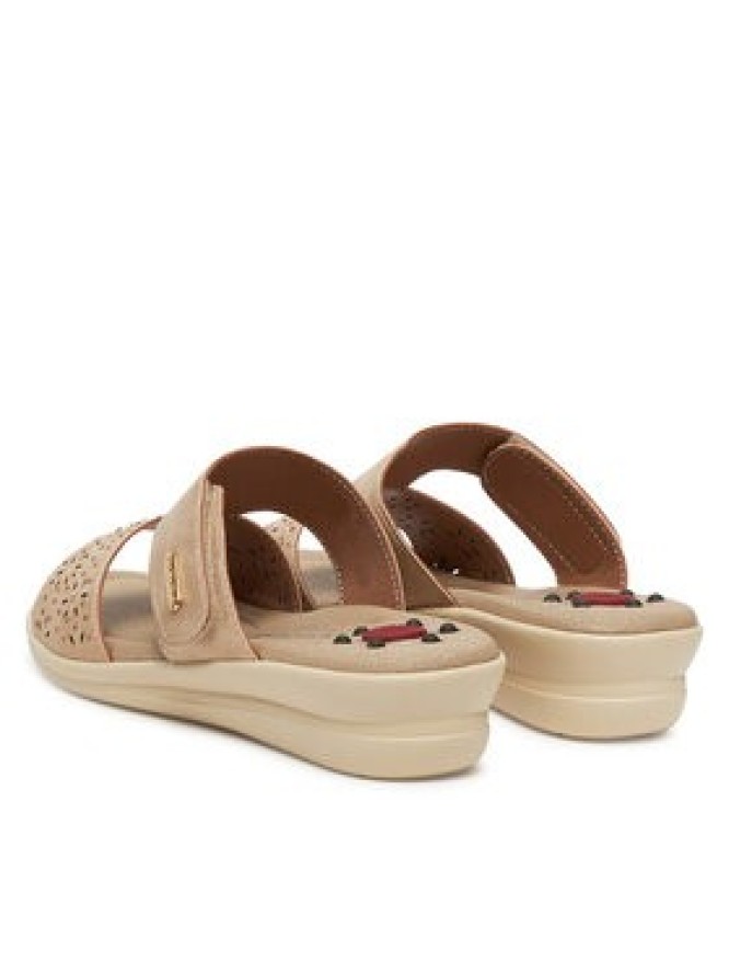 Go Soft Klapki LAH3T9092-5 Beżowy