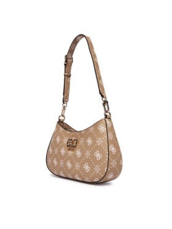 Guess Torebka Emelie Logo HWGP99 28180 Beżowy