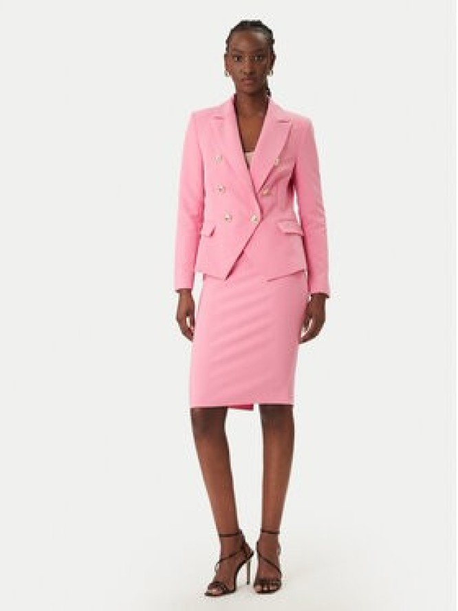 Rinascimento Spódnica ołówkowa CFC0128651003 Różowy Slim Fit