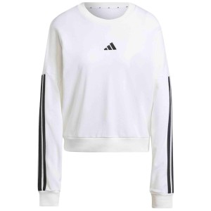 Bluza damska Adidas W 3S FT SWT JD5285 biała, długi rękaw