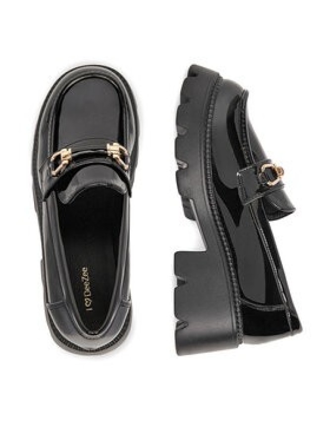 DeeZee Loafersy FBD-20306 Czarny