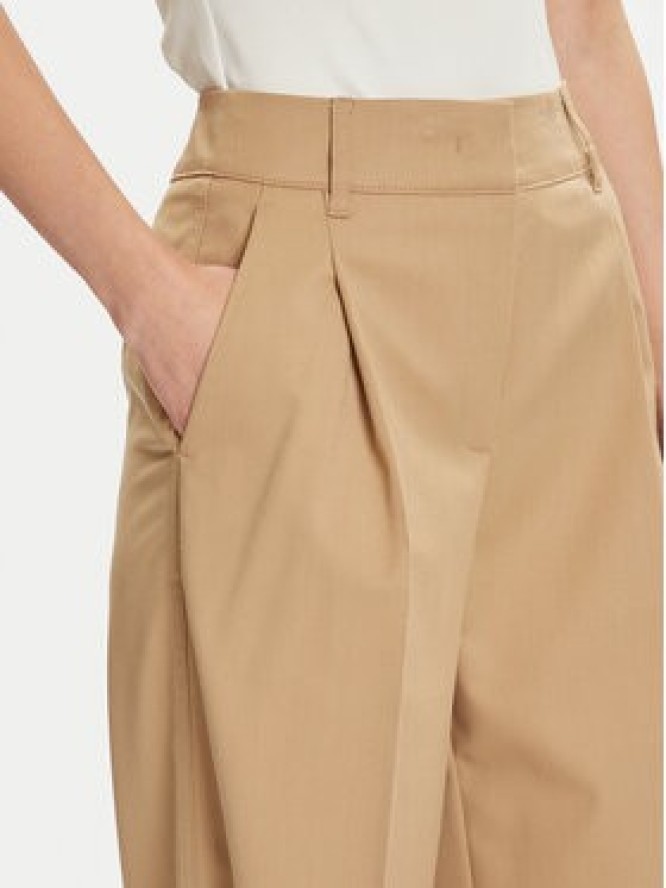 Marc O'Polo Spodnie materiałowe 508 0062 10135 Beżowy Wide Fit