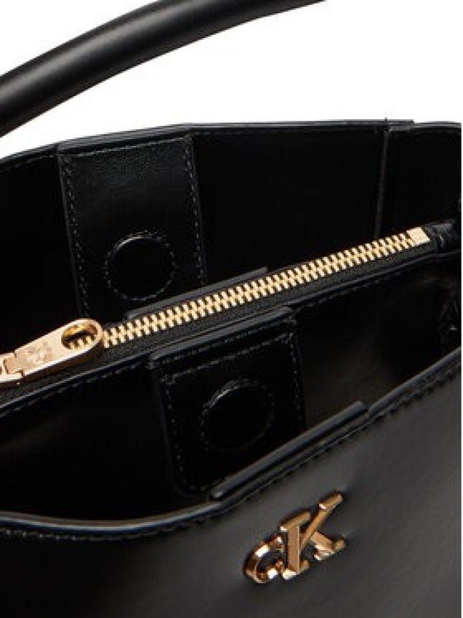 Calvin Klein Torebka Ck Bucket With Strap LV04F3174G Czarny