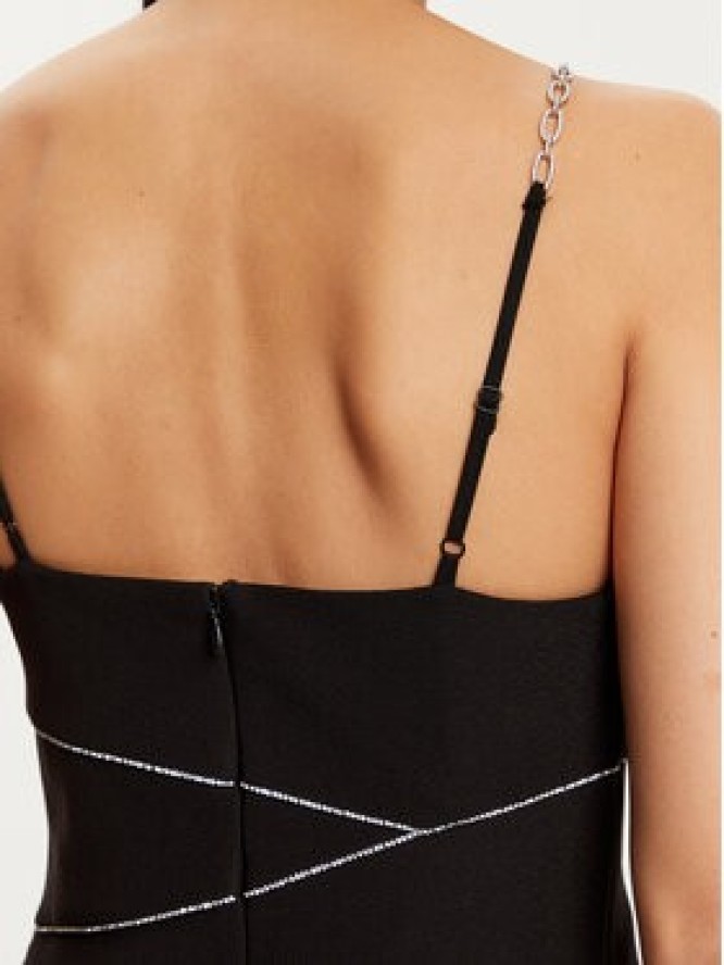 Guess Sukienka koktajlowa W5RK52 KCML0 Czarny Slim Fit